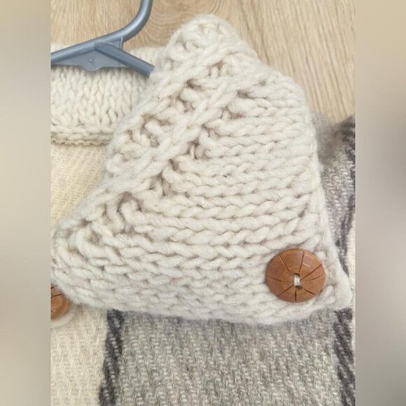 Vintage Fringe Poncho Cape Cottagecore Wool Blend Autumn Shawl - Picture 13 of 13